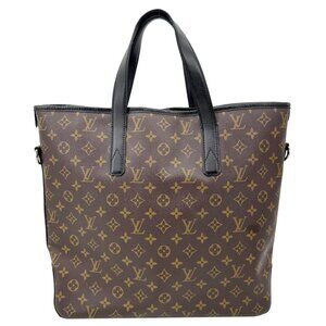 Louis Vuitton  Davis Monogram Macassar Canvas Tote Bag Brown